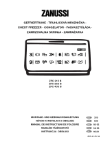 Zanussi ZFC215B Uživatelský manuál