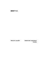 Aeg-Electrolux B8971-5-M Uživatelský manuál