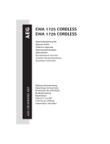 AEG EWA1726 Uživatelský manuál