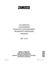 Zanussi ZRT16JA Uživatelský manuál