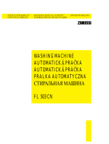 Zanussi FL503CN Uživatelský manuál