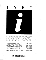 Electrolux EW932S Uživatelský manuál