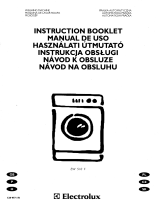 Electrolux EW510F Uživatelský manuál