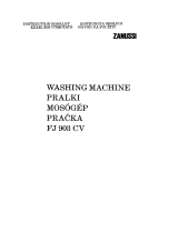 Zanussi FJ903CV Uživatelský manuál