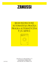 Zanussi FJS1074C Uživatelský manuál