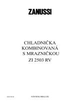 Zanussi ZI2503RV Uživatelský manuál