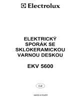 Electrolux EKV5600 Uživatelský manuál