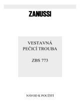 Zanussi ZBS773X Uživatelský manuál