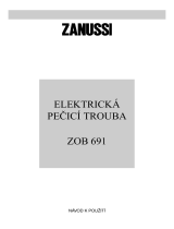 Zanussi ZOB691N Uživatelský manuál