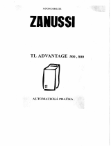 Zanussi TLADV800 Uživatelský manuál