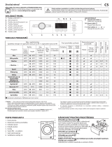 Whirlpool FWL61083B CS Uživatelská příručka