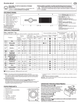 Whirlpool FWSG71283BV CS Uživatelská příručka