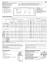 Indesit BTW D71253 (EU) Uživatelská příručka