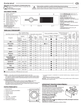 Whirlpool FWG81496B CS Uživatelská příručka