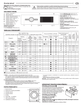 Whirlpool FWG71283BV EE Uživatelská příručka