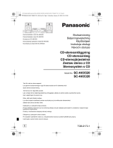 Panasonic SCAKX320E Operativní instrukce