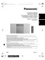 Panasonic SCHC412EG Operativní instrukce