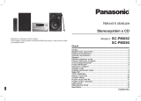 Panasonic SCPMX92 Operativní instrukce