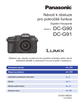 Panasonic DCG90 Operativní instrukce