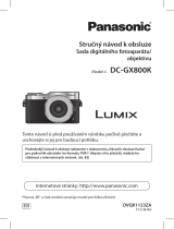 Panasonic DCGX800K Operativní instrukce