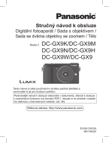 Panasonic DCGX9K Operativní instrukce