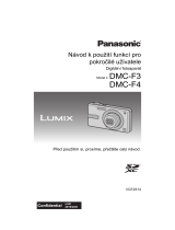 Panasonic DMCF4 Operativní instrukce