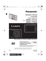 Panasonic DMCFS12 Operativní instrukce