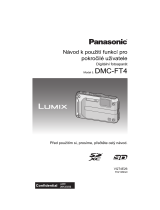 Panasonic DMCFT4EP Operativní instrukce