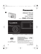 Panasonic DMCFX100 Operativní instrukce