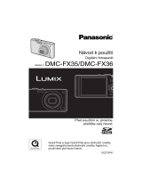 Panasonic DMCFX36 Operativní instrukce