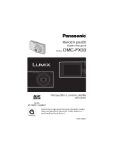 Panasonic DMCFX33 Operativní instrukce