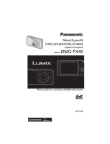 Panasonic DMCFX40 Operativní instrukce