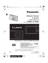 Panasonic DMCFX40 Operativní instrukce