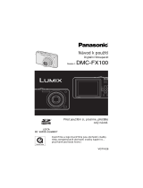 Panasonic DMCFX100 Operativní instrukce