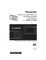 Panasonic DMCFX60 Operativní instrukce