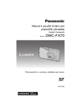 Panasonic DMCFX70EP Operativní instrukce