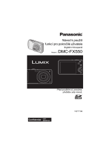 Panasonic DMCFX550 Operativní instrukce