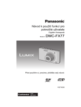 Panasonic DMCFX77EP Operativní instrukce