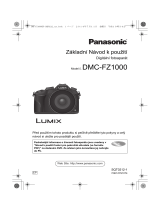 Panasonic DMCFZ1000EP Operativní instrukce