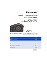 Panasonic DMCFZ1000EP Operativní instrukce