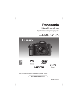 Panasonic DMCG10KEG Operativní instrukce