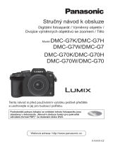 Panasonic DMCG70 Operativní instrukce