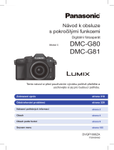 Panasonic DMCG80M Operativní instrukce