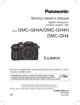 Panasonic DMCGH4EG Operativní instrukce