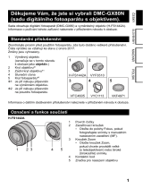 Panasonic DMCGX80 Operativní instrukce