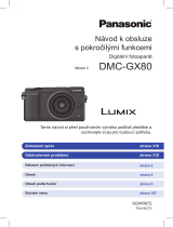 Panasonic DMCGX80 Operativní instrukce