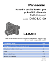 Panasonic DMCLX100 Operativní instrukce