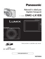 Panasonic DMCLX1EG Operativní instrukce