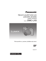 Panasonic DMCLX5EF Operativní instrukce