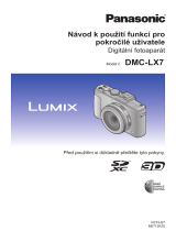 Panasonic DMCLX7EB Operativní instrukce